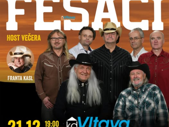 Fešáci - vánoční saloon KD Vltava České Budějovice