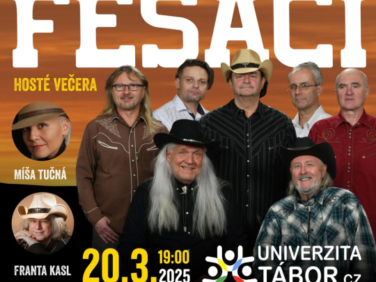 Fešáci v Táboře - koncert  + hosté: Míša Tučná, Franta Kasl
