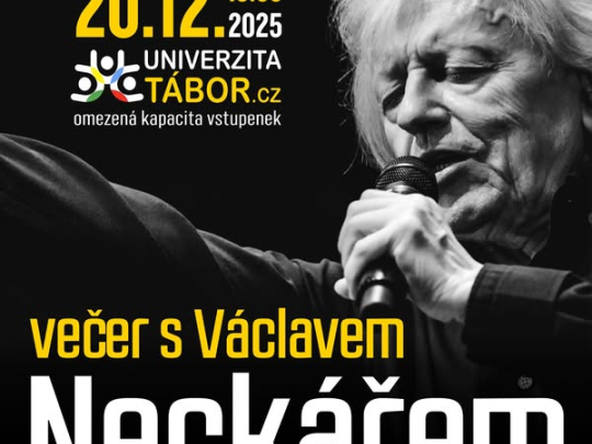 Václav Neckář v Táboře - recitál