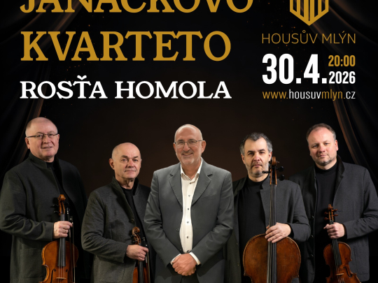 Janáčkovo kvarteto & Rosťa Homola na Housově mlýně